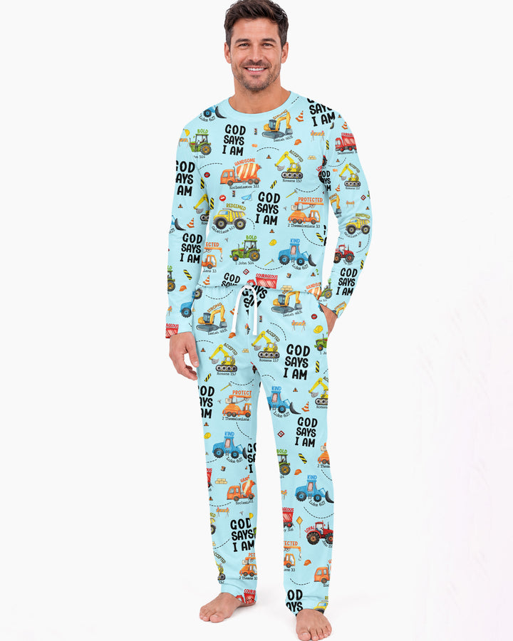God Says I am Bamboo Men's Pyjamas Set