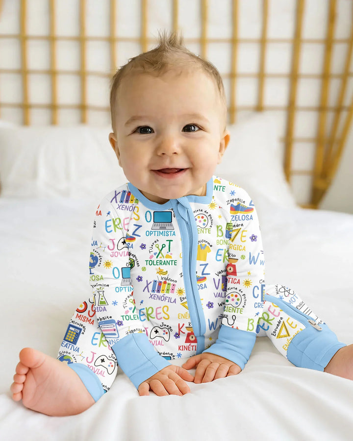 You Are Spanish Alphabet Version Bamboo Convertible Zippy