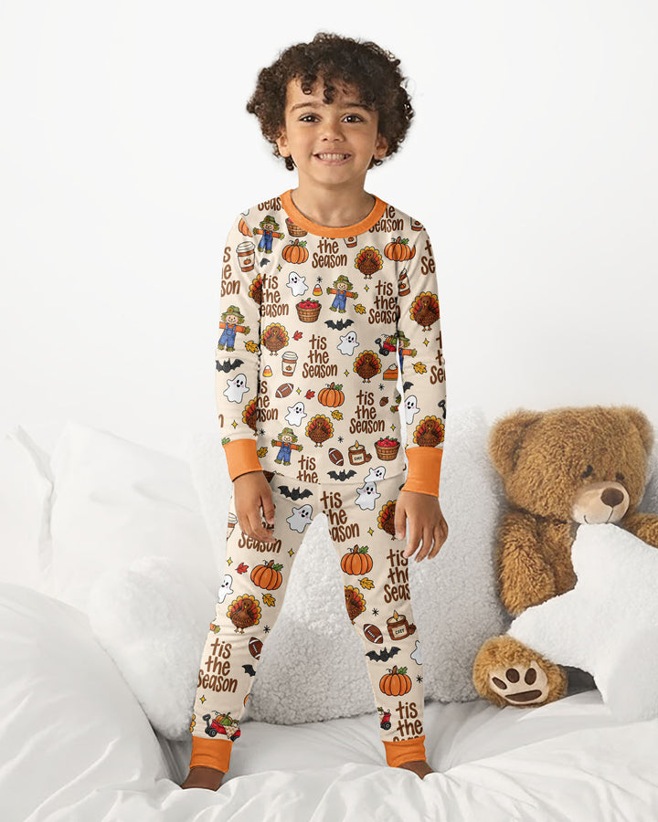 Fall Tis the Season Bamboo Two Piece Long Sleeve Pajama Set