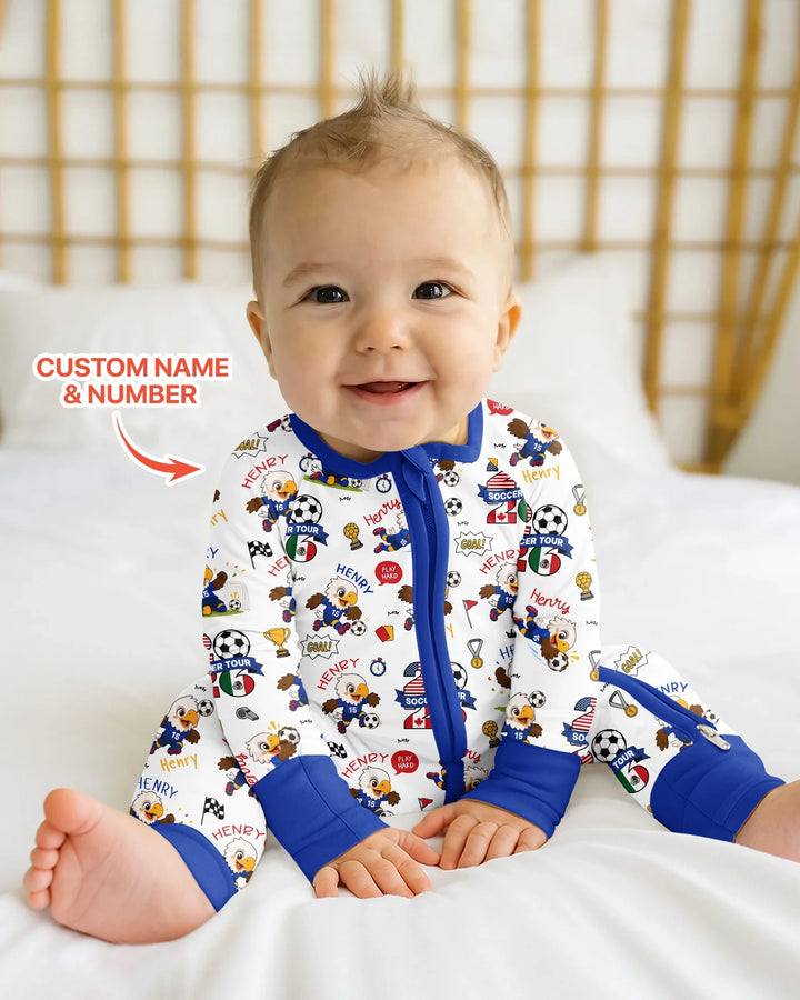 USA We Are Champions Soccer Tour 2026 Bamboo Convertible Zippy