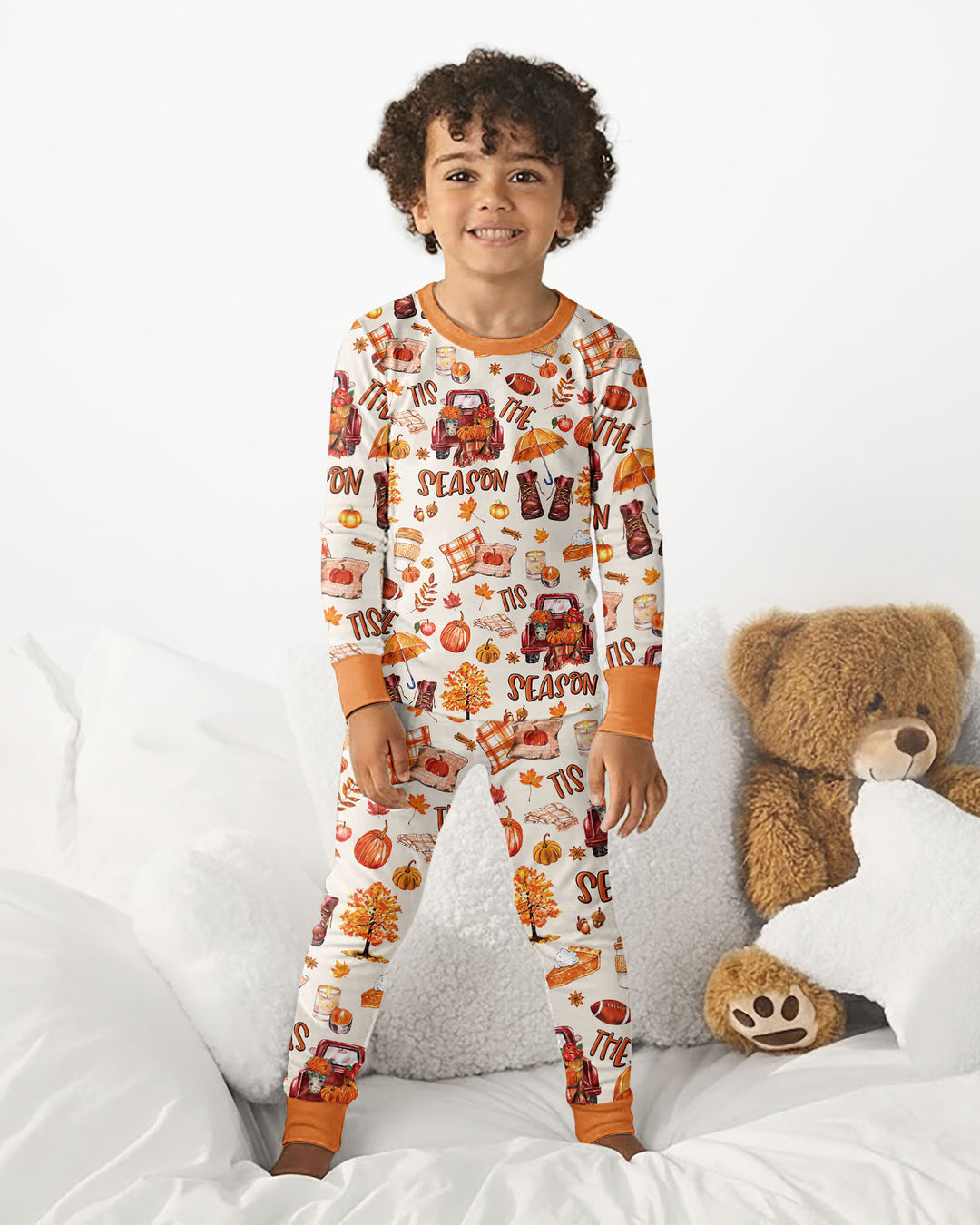 Template Bamboo Two Piece Long Sleeve Pyjamas Set