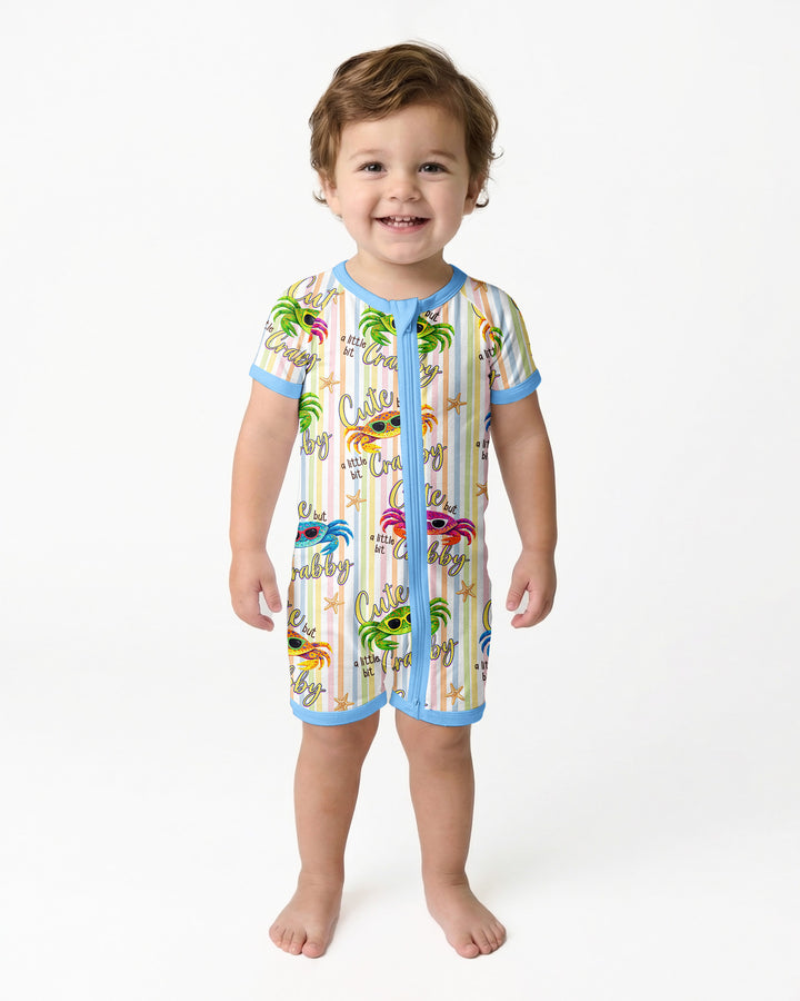 Cute But A Little Bit Crabby Bamboo Shorty Zippy