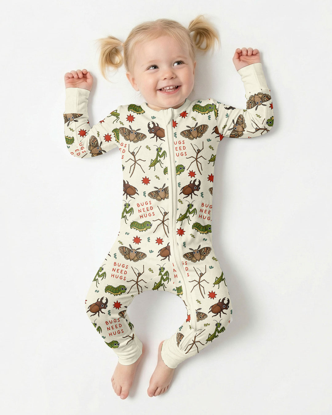 Cute Insect Friends Bamboo Convertible Zippy