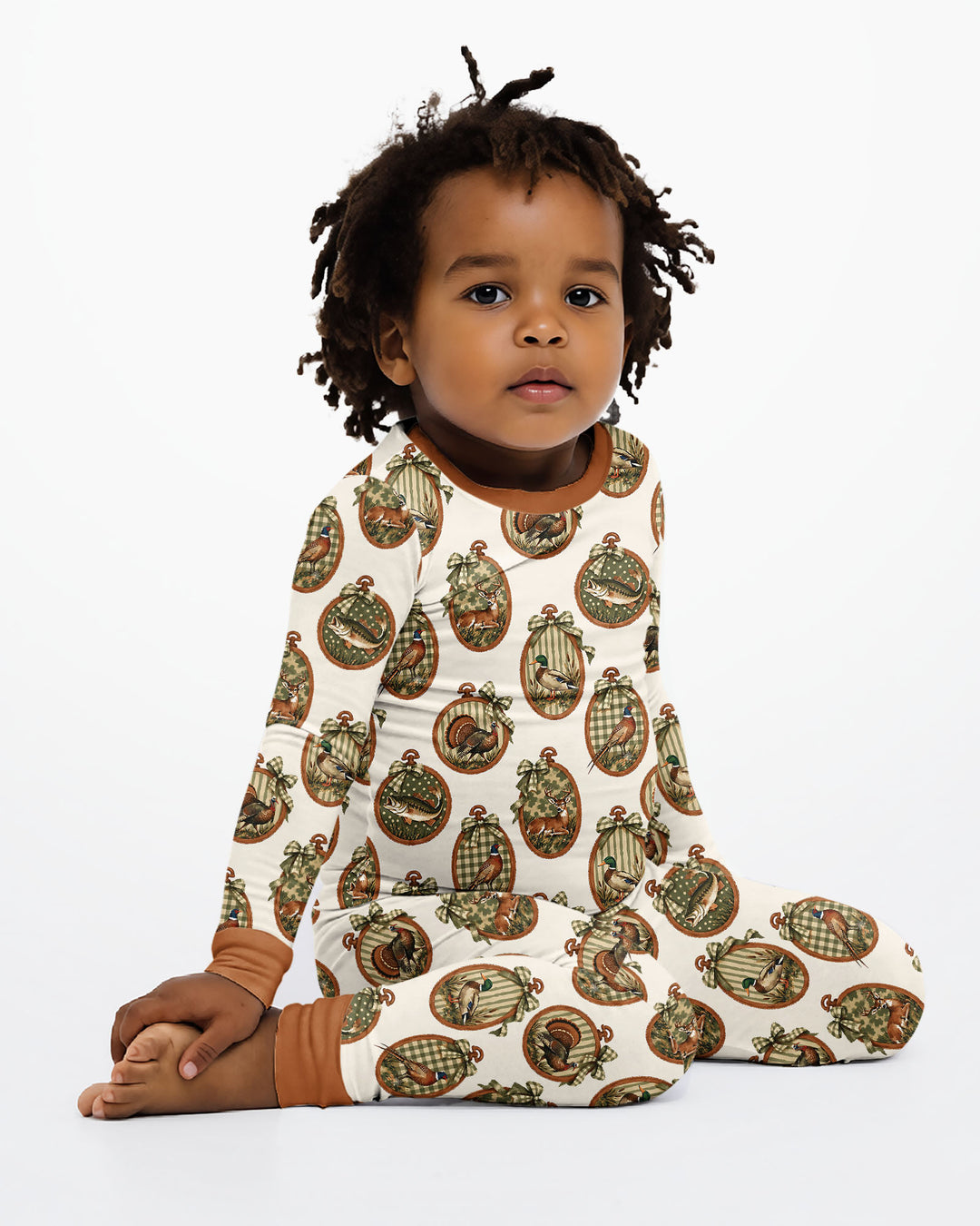 Hunting Season Bamboo Two Piece Long Sleeve Pajama Set
