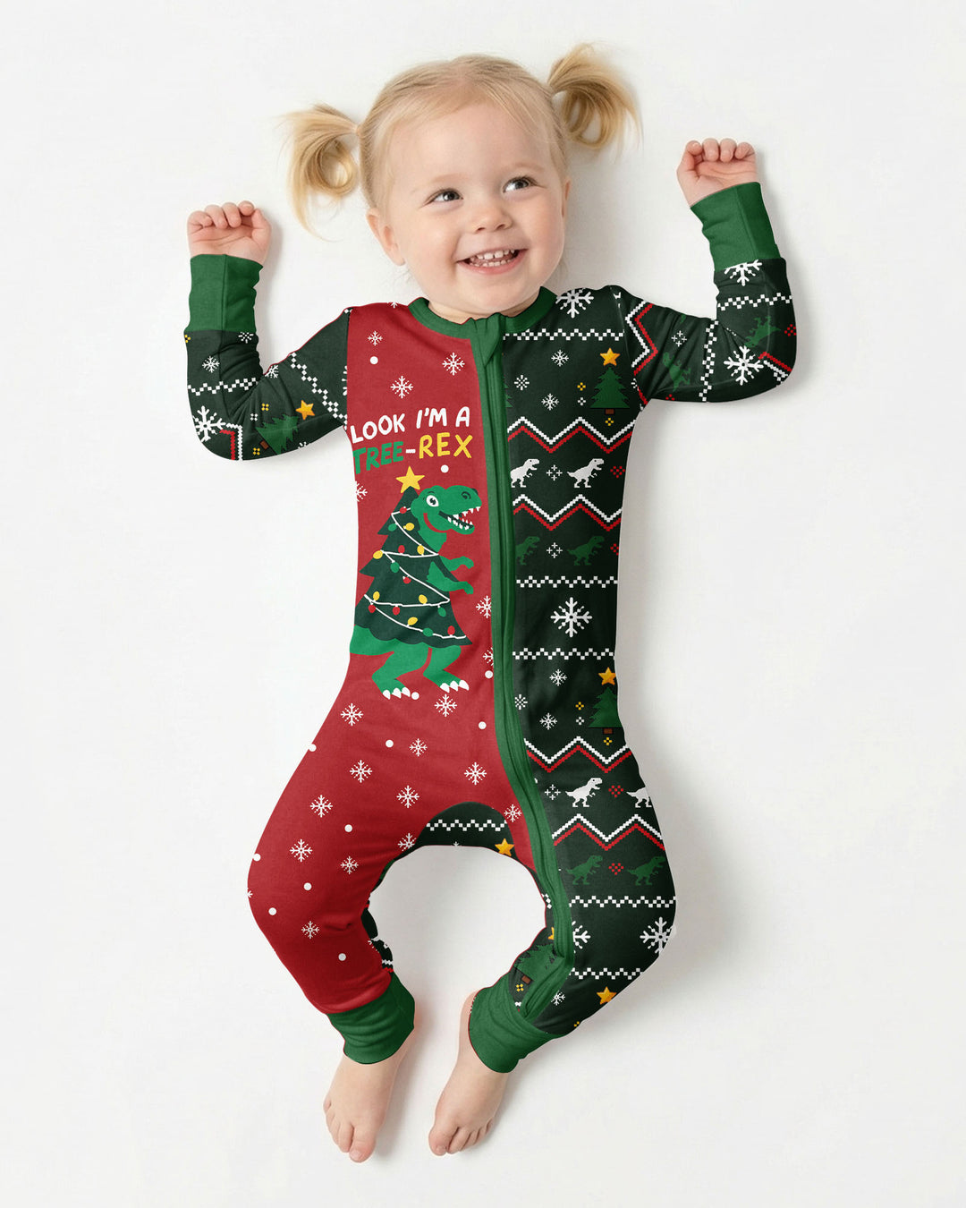 Look I'm Tree-Rex Ugly Christmas Bamboo Convertible Zippy