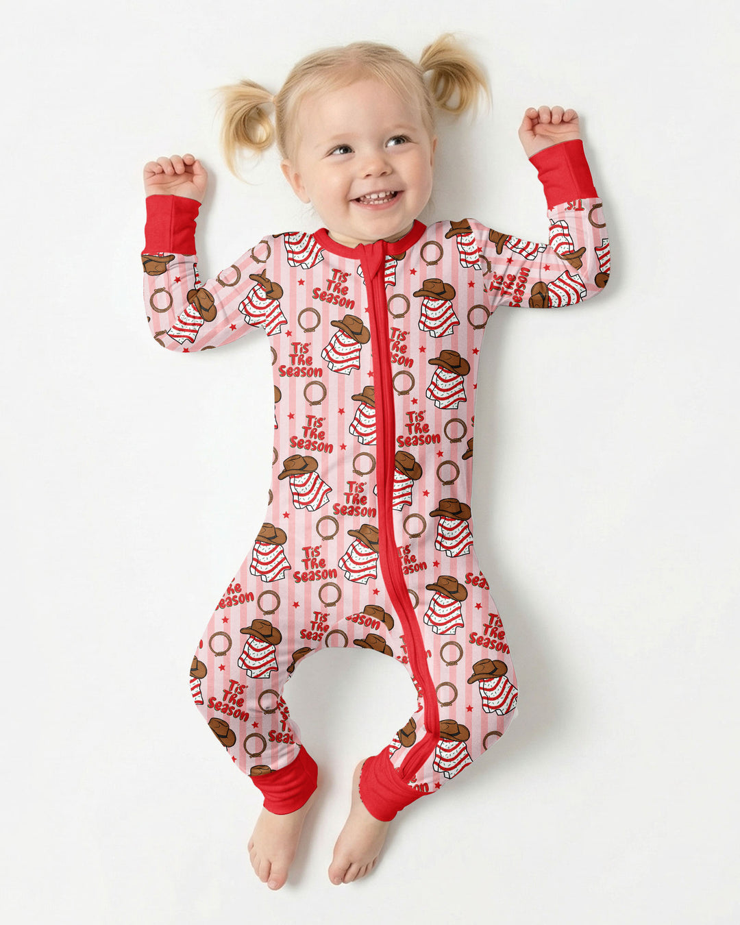 Western Christmas Tis the Season Bamboo Convertible Zippy