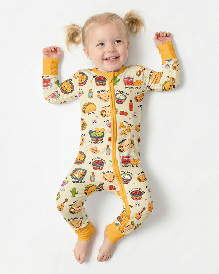 Kawaii Mexican Food Bamboo Convertible Zippy