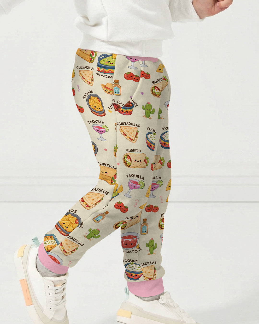 Kawaii Mexican Food Bamboo Jogger