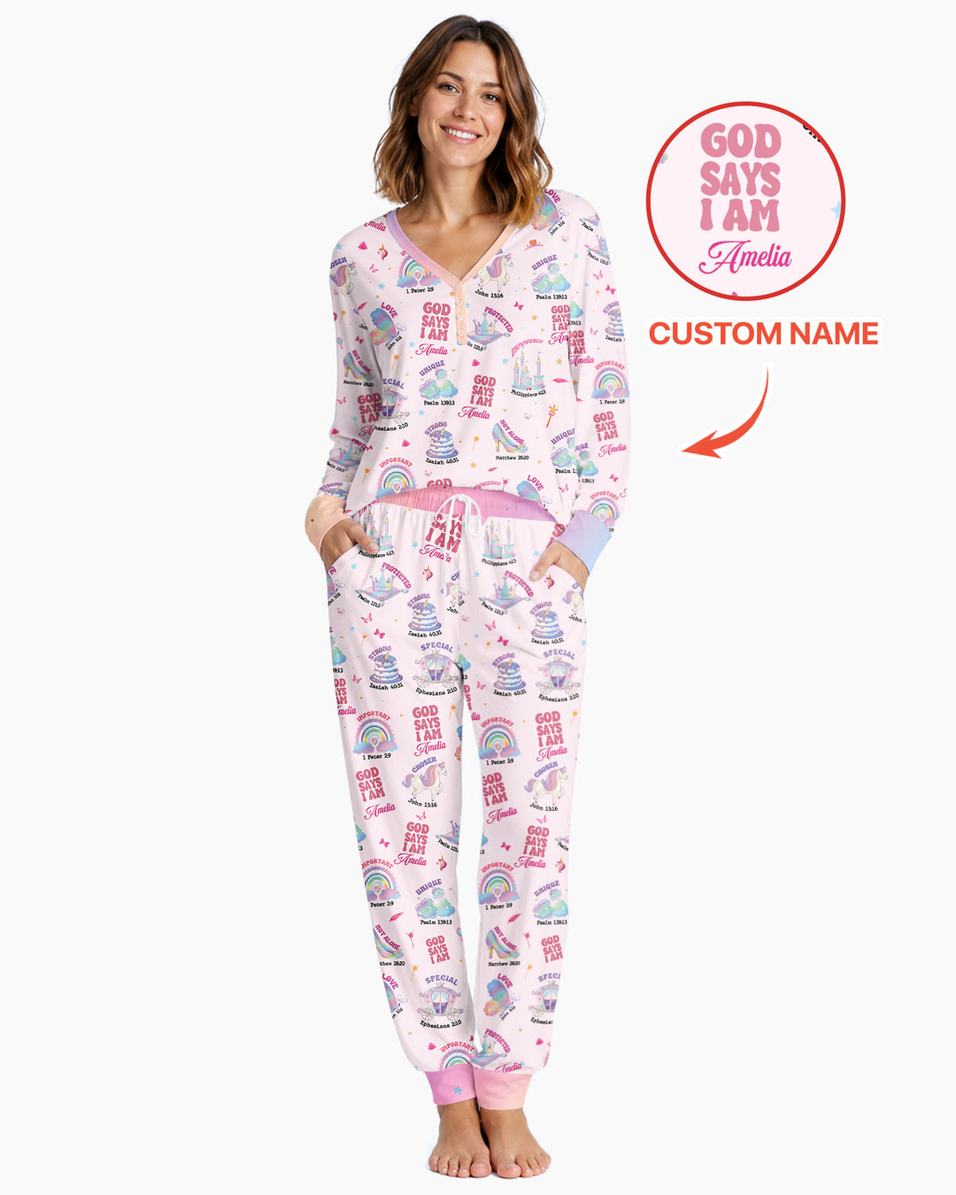 God Say I am Women's Pyjamas Set