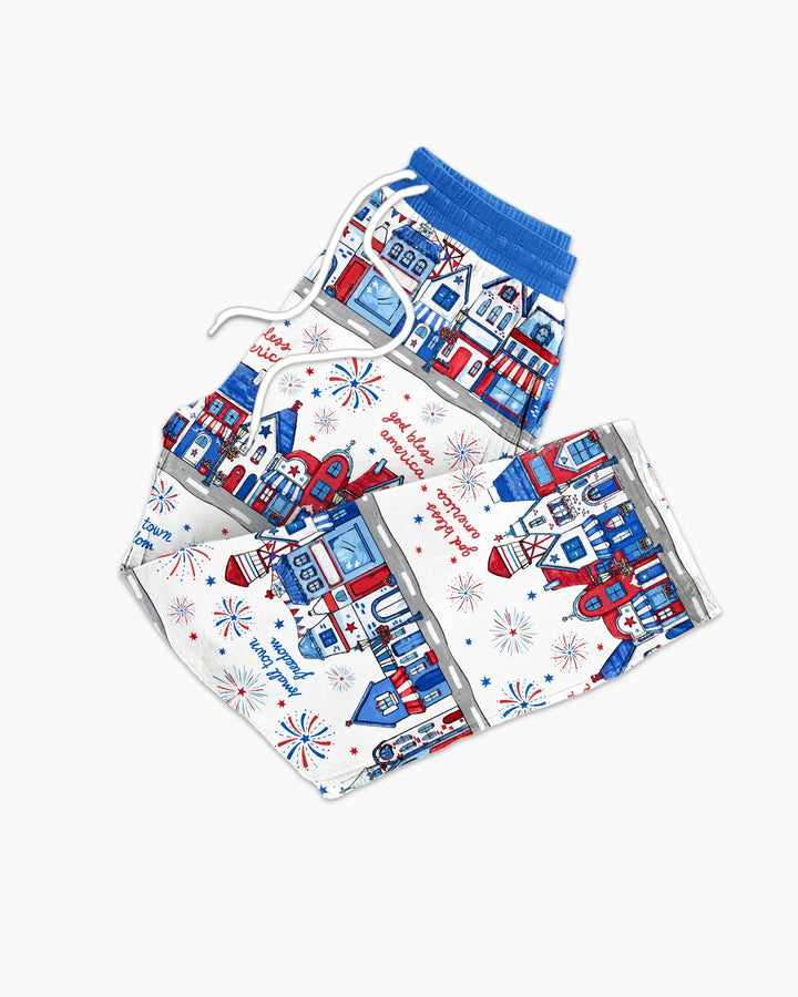 Small Town Freedom USA Bamboo Men's Pajama Set