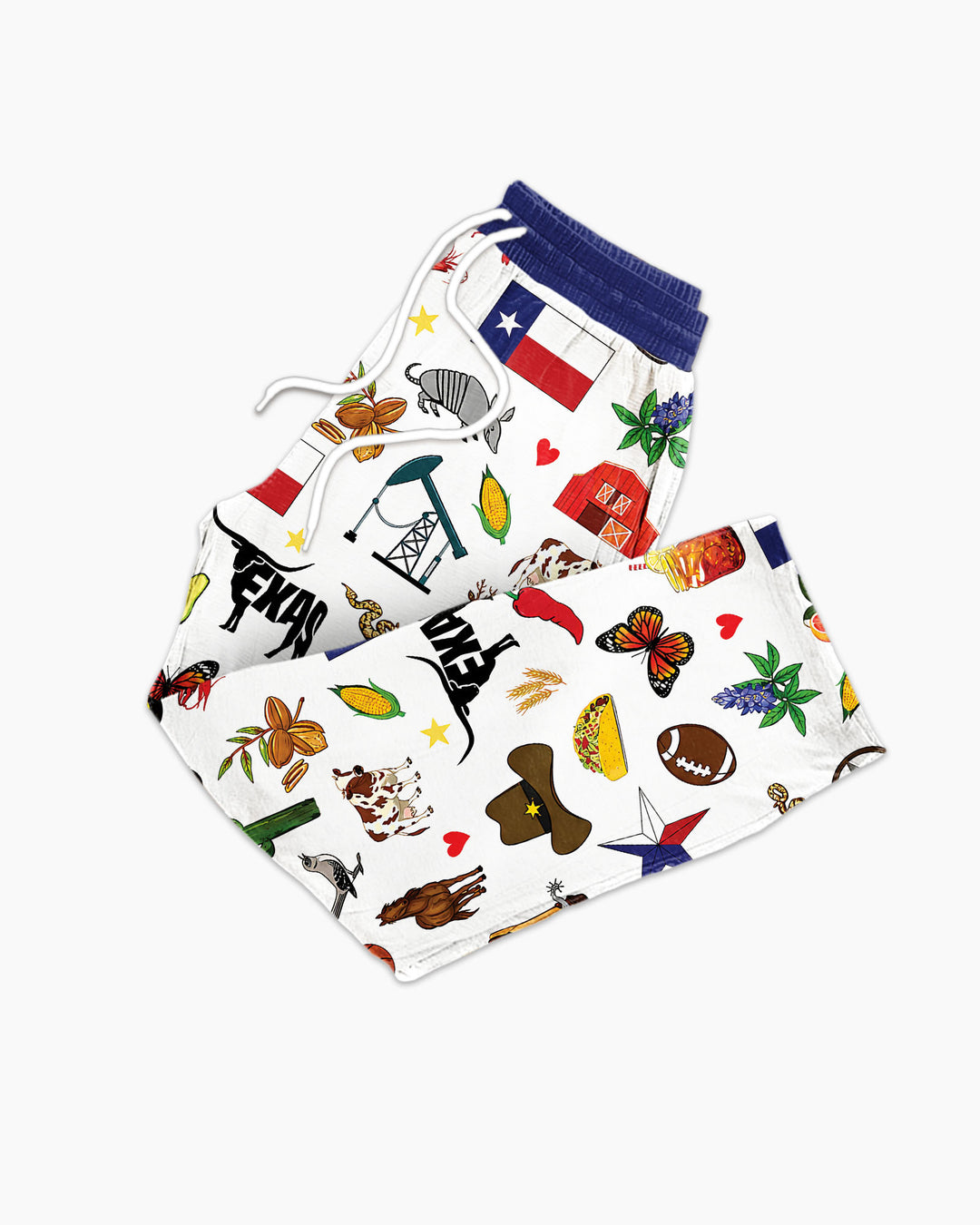 Texas Map Bamboo Men's Pajama Set