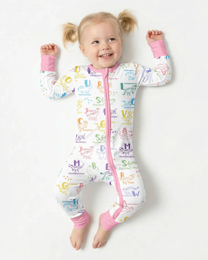 Dino Alphabet ABC Bamboo Convertible Zippy