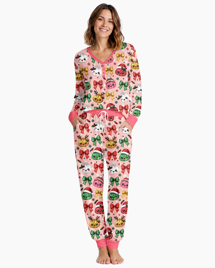 You're A Christmas Dumpling Bamboo Women Pajama Set