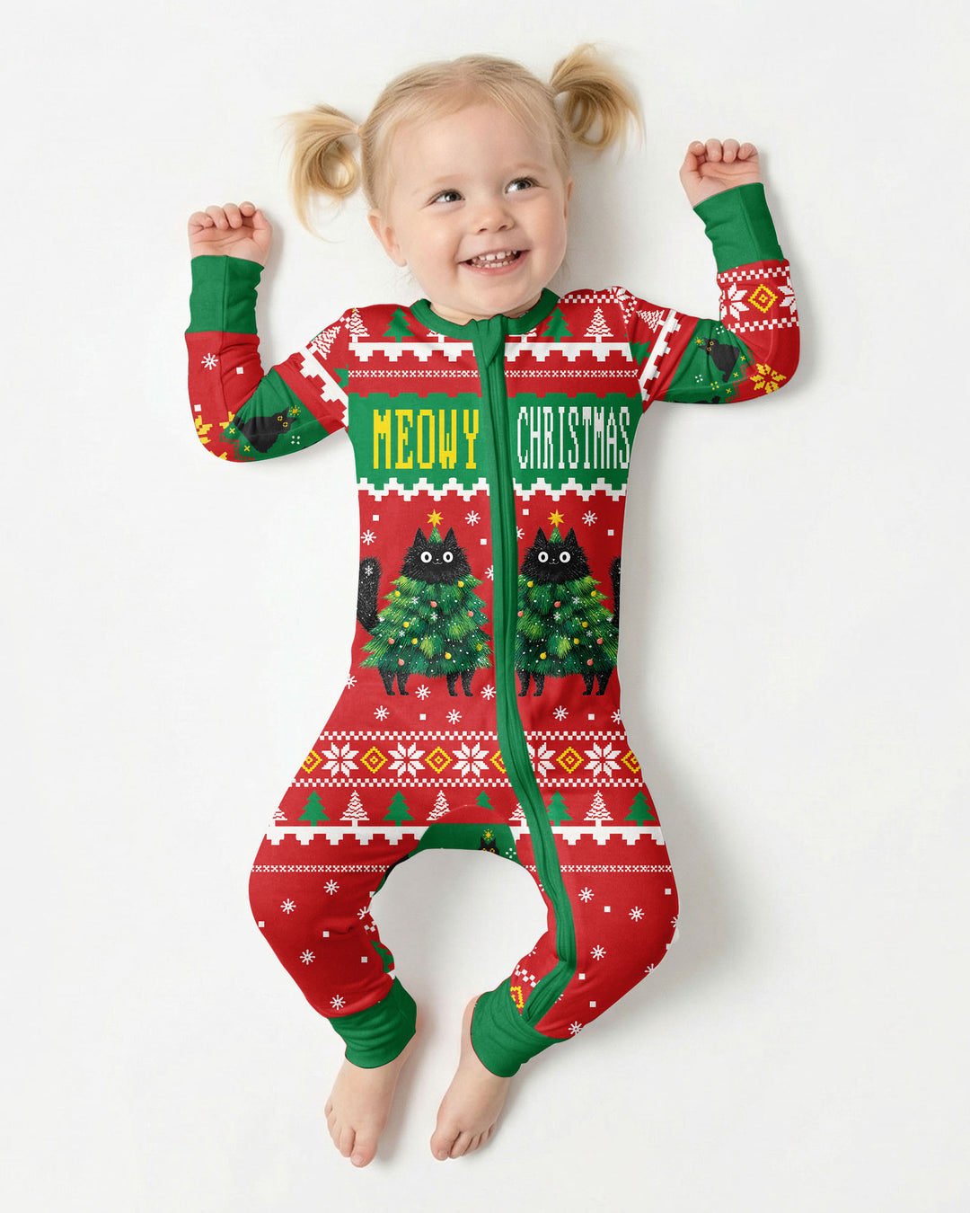 Meowy Christmas Bamboo Convertible Zippy