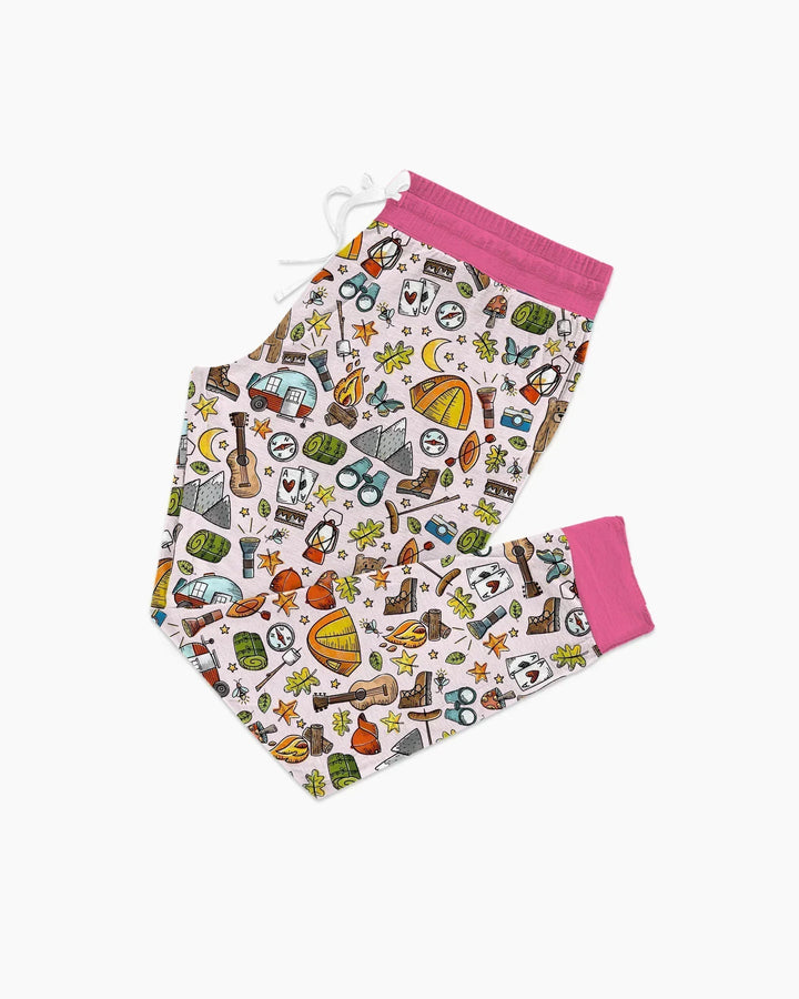 Funny Camper Family Matching Bamboo Women Pajama Set