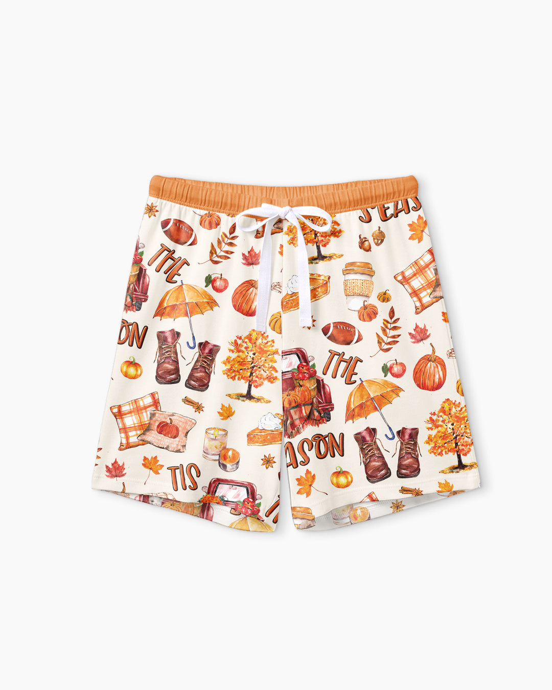 Fall Tis the Season Bamboo Women Short Sleeve Short Pajama Set
