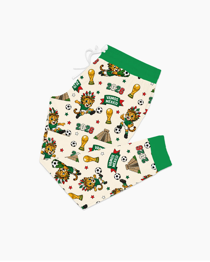 Jaguar 2026 Vamos Mexico Family Matching Bamboo Women Pajama Set