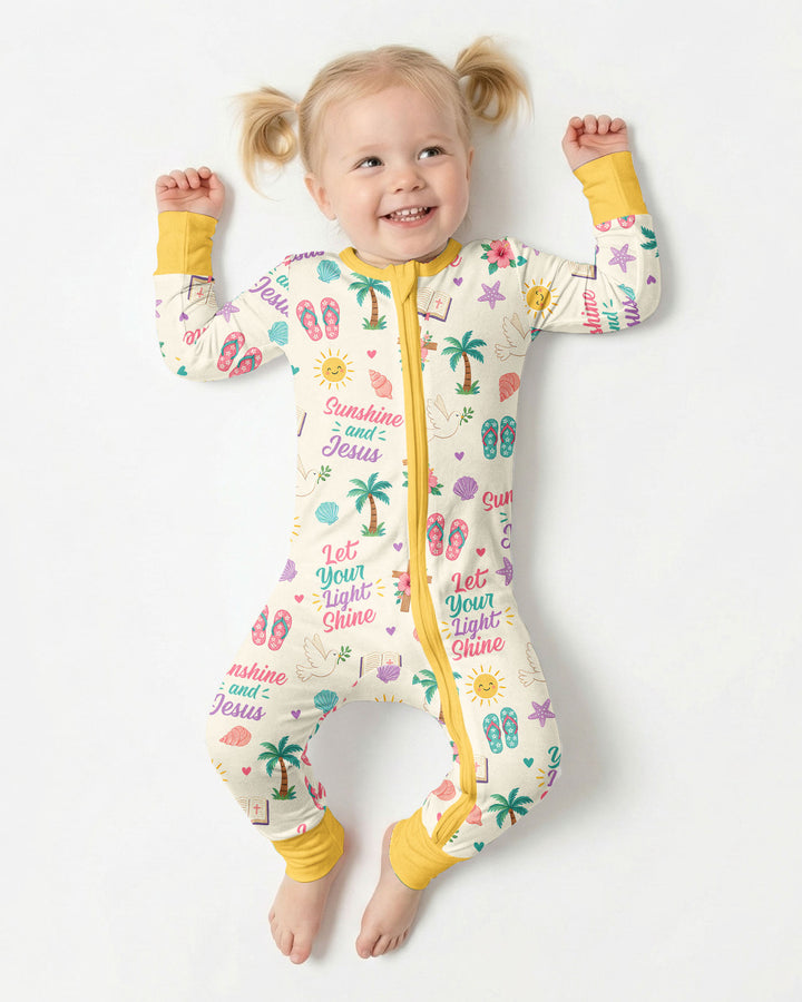 Sunshine and Jesus Summer VBS Bamboo Convertible Zippy