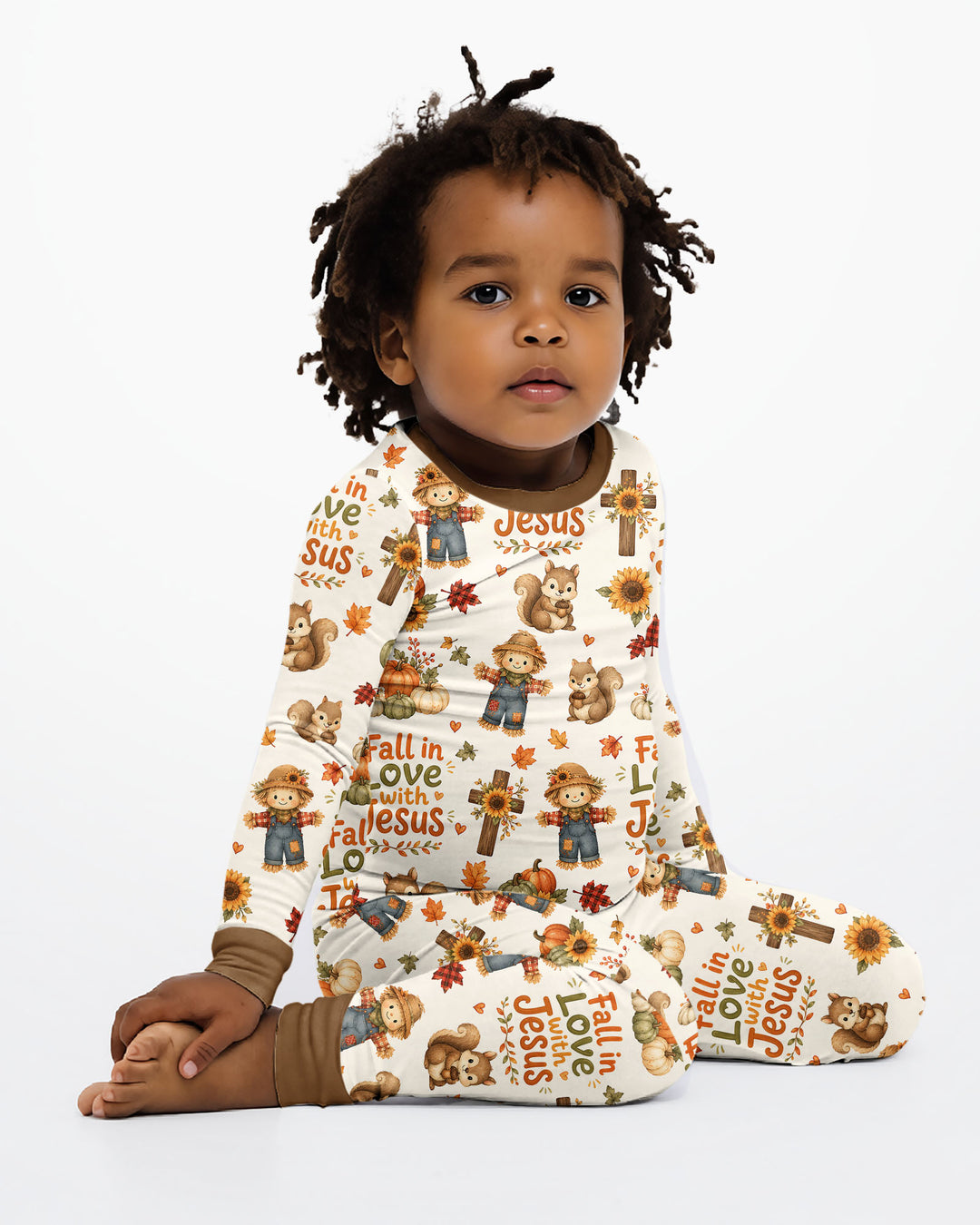 Template Bamboo Two Piece Long Sleeve Pyjamas Set