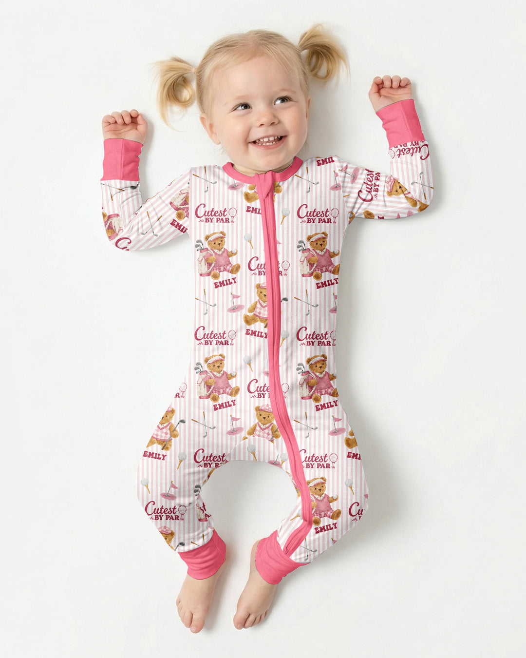 Cutest By Par Custom Name Bamboo Convertible Zippy