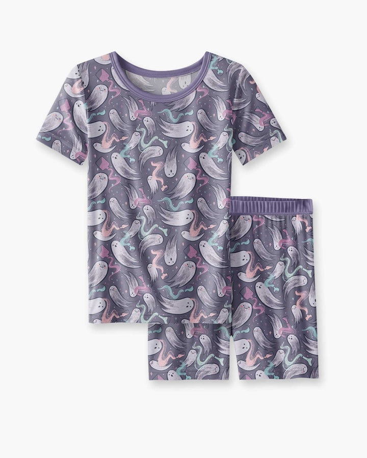 Whimsical Spirits Bamboo Two Piece Short Sleeve Shorts Pajama Set
