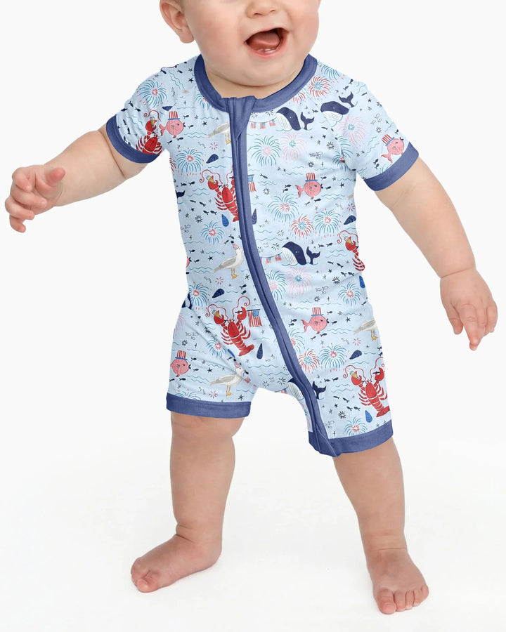 250 Summers Strong Matching Family Bamboo Shorty Zippy