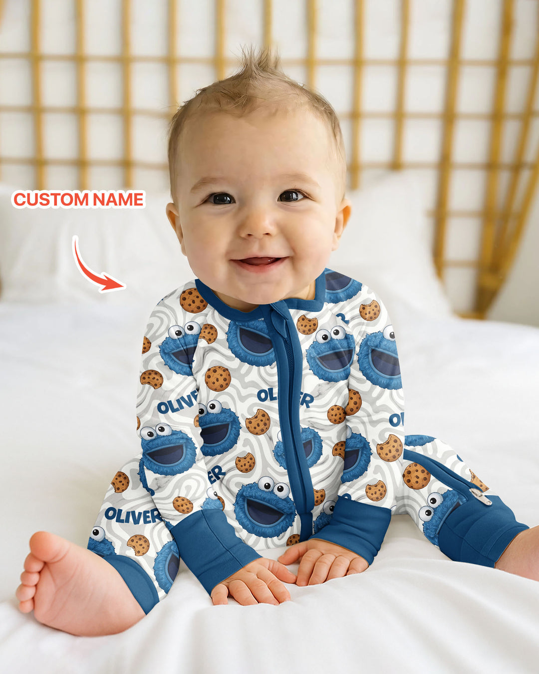 Funny Baby Cookie Bamboo Convertible Zippy