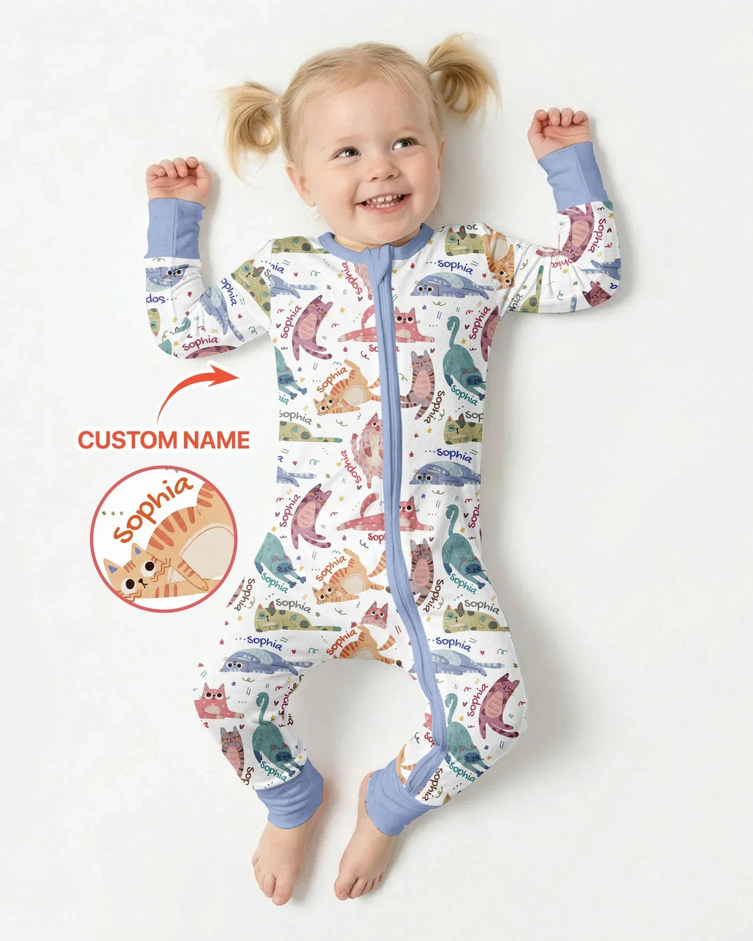 Cat Nap Crew Bamboo Convertible Zippy