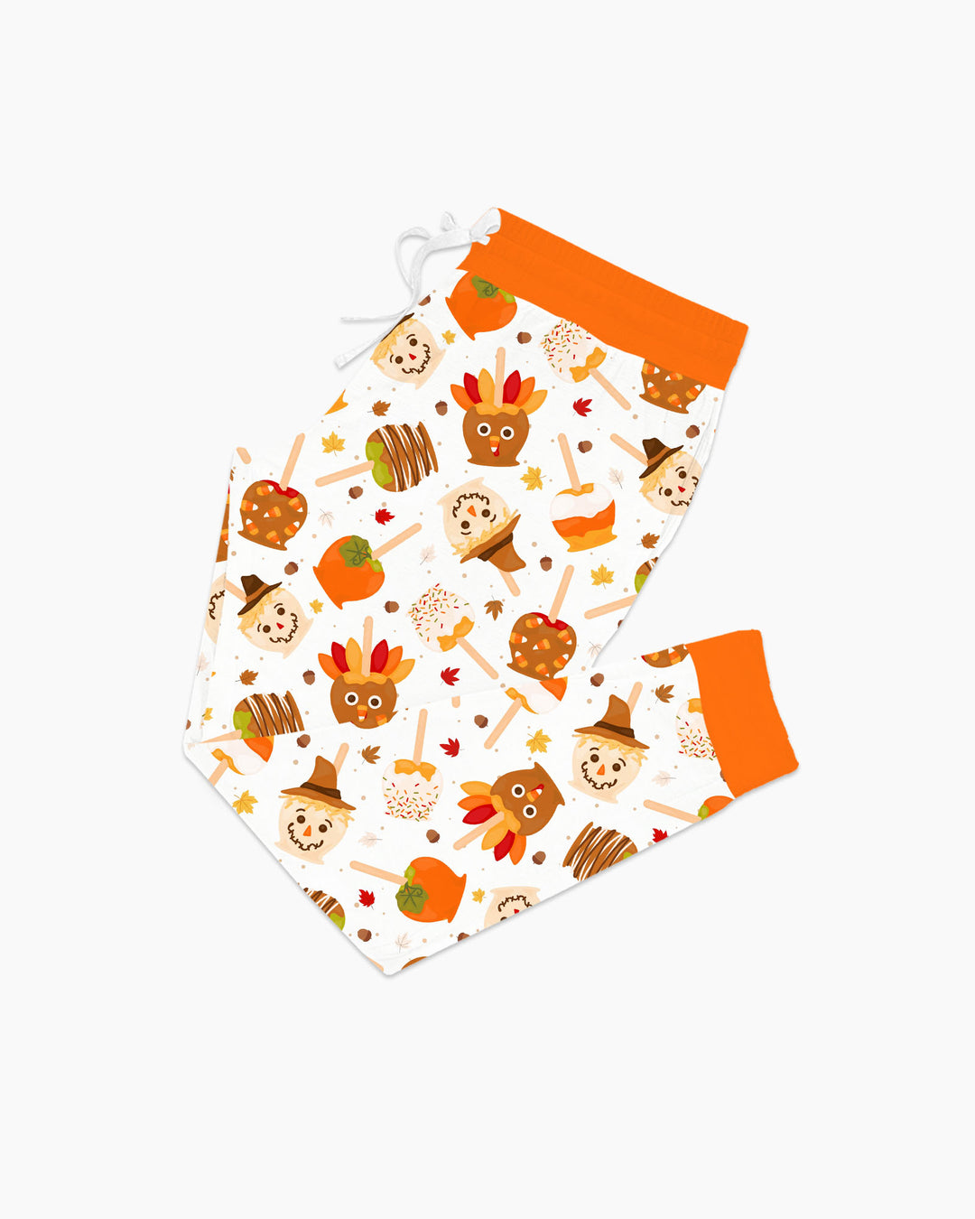 Fall Caramel Apple Family Matching Bamboo Women Pajama Set