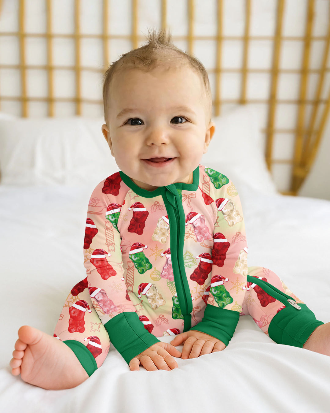 Gummy Bear Santa Christmas Bamboo Convertible Zippy