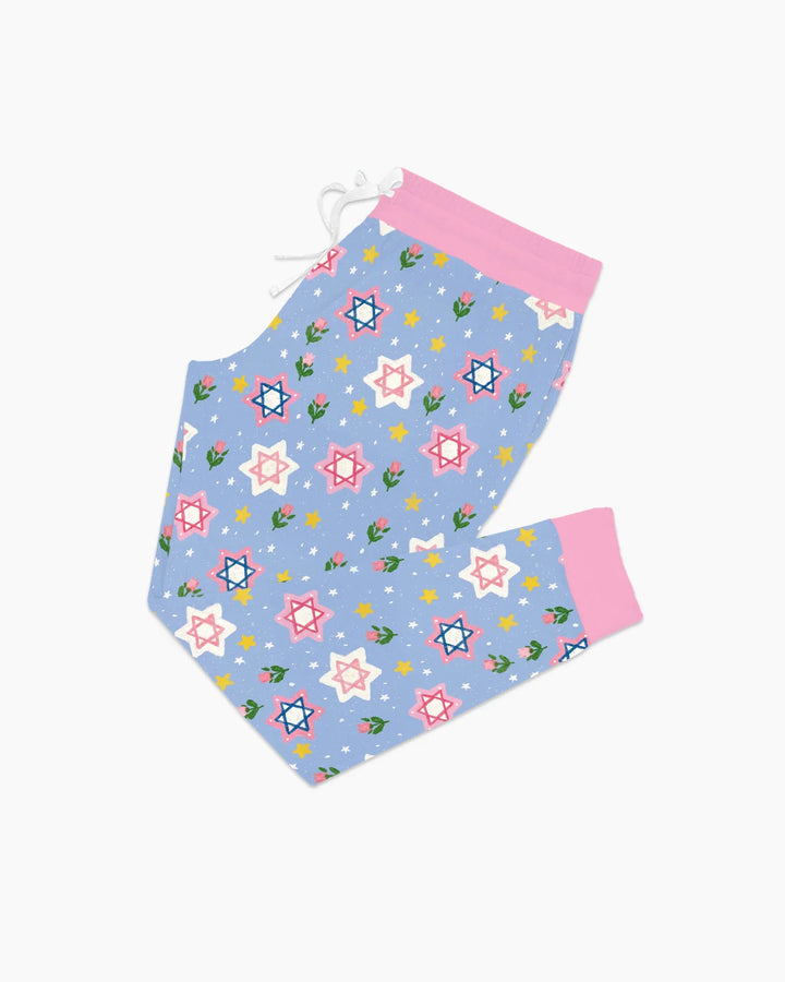 Starry Bloom Blessings Family Matching Bamboo Women Pajama Set