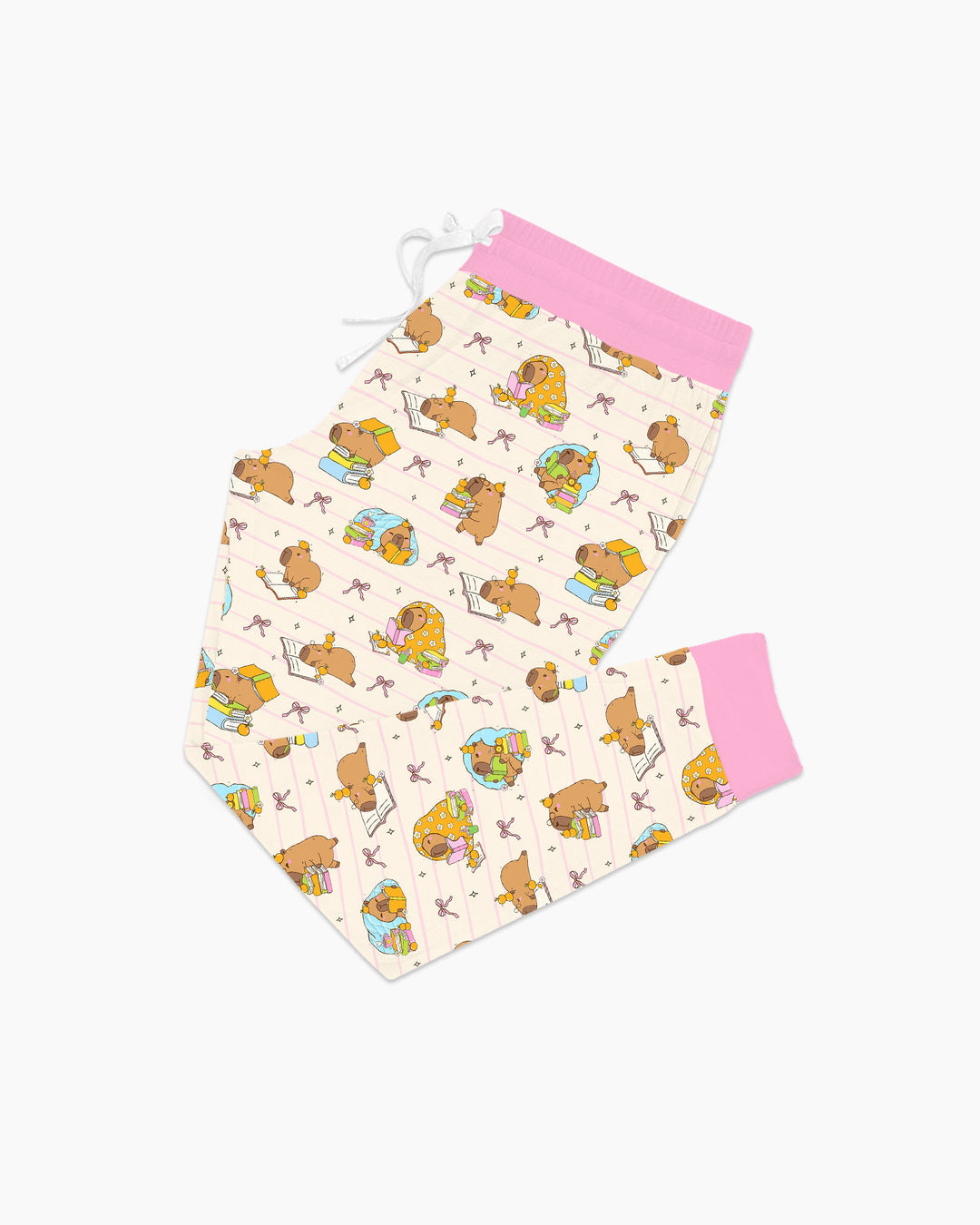 Sweet Study Capy Bamboo Women Pajama Set