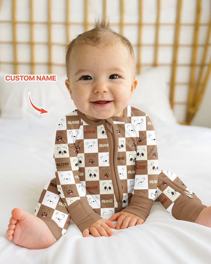I Am Baby Bears Bamboo Convertible Zippy