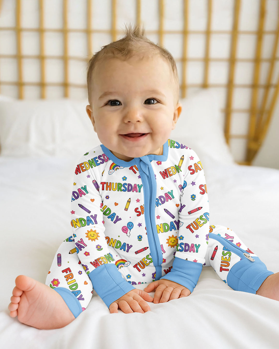 Days of the Week Bamboo Convertible Zippy