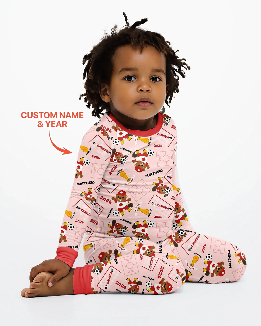My First World Cup Bamboo Two Piece Long Sleeve Pajama Set
