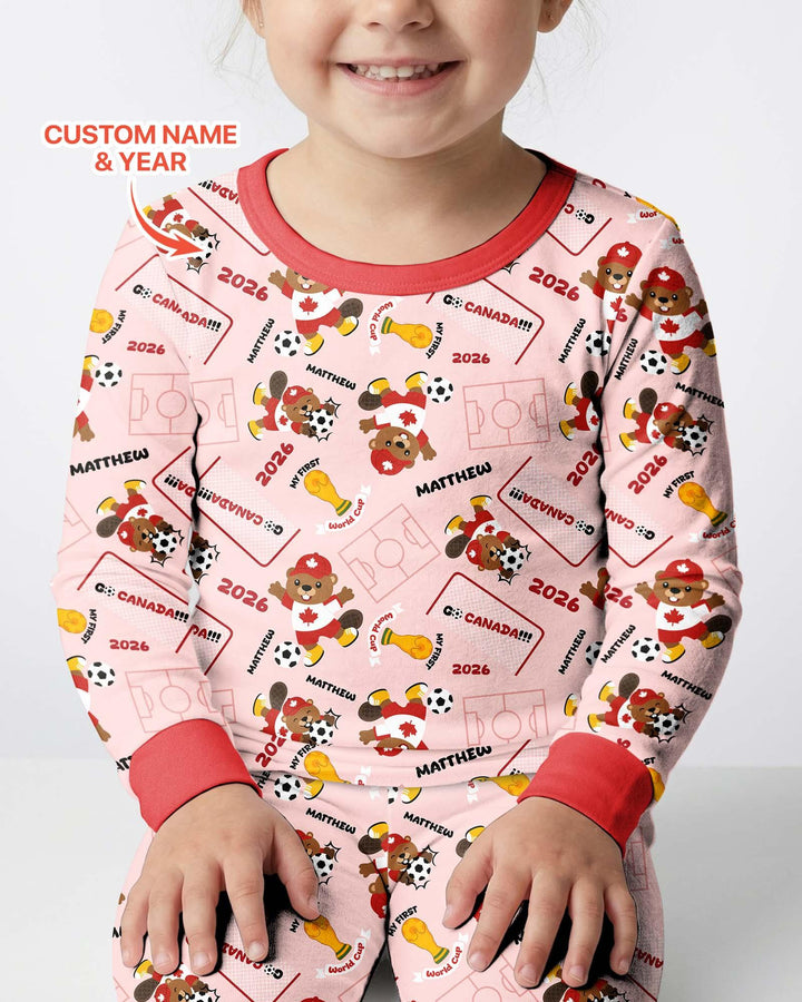 My First World Cup Bamboo Two Piece Long Sleeve Pajama Set