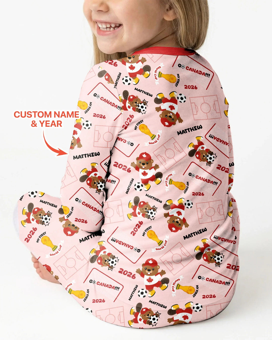My First World Cup Bamboo Two Piece Long Sleeve Pajama Set