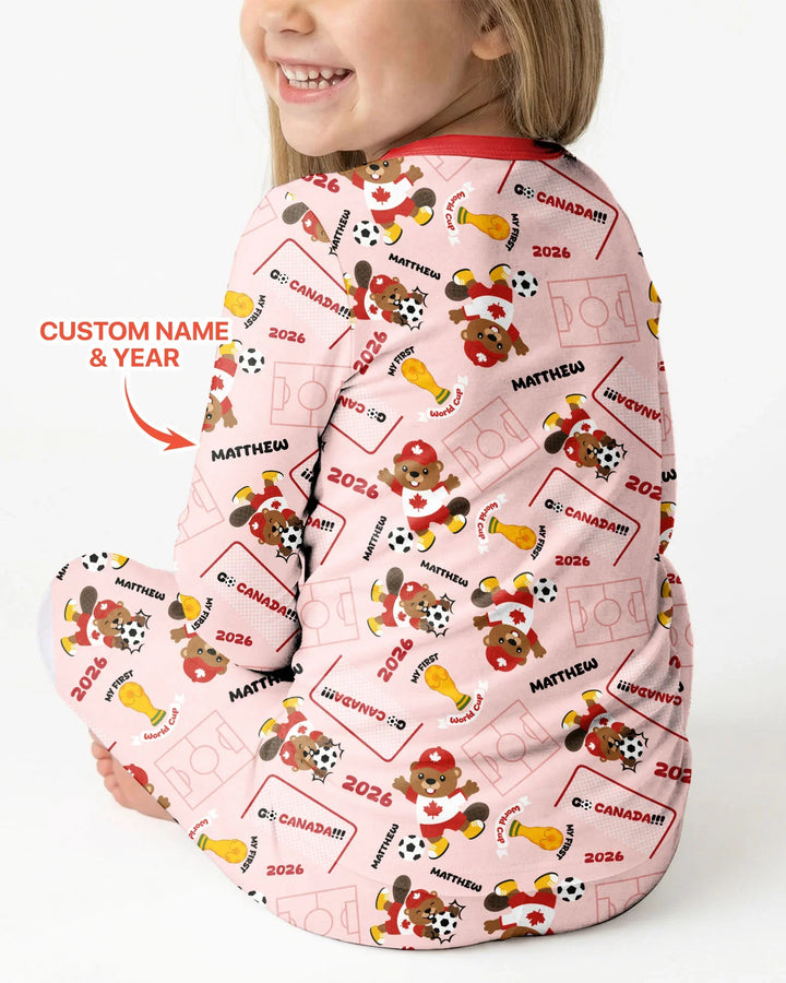 My First World Cup Bamboo Two Piece Long Sleeve Pajama Set