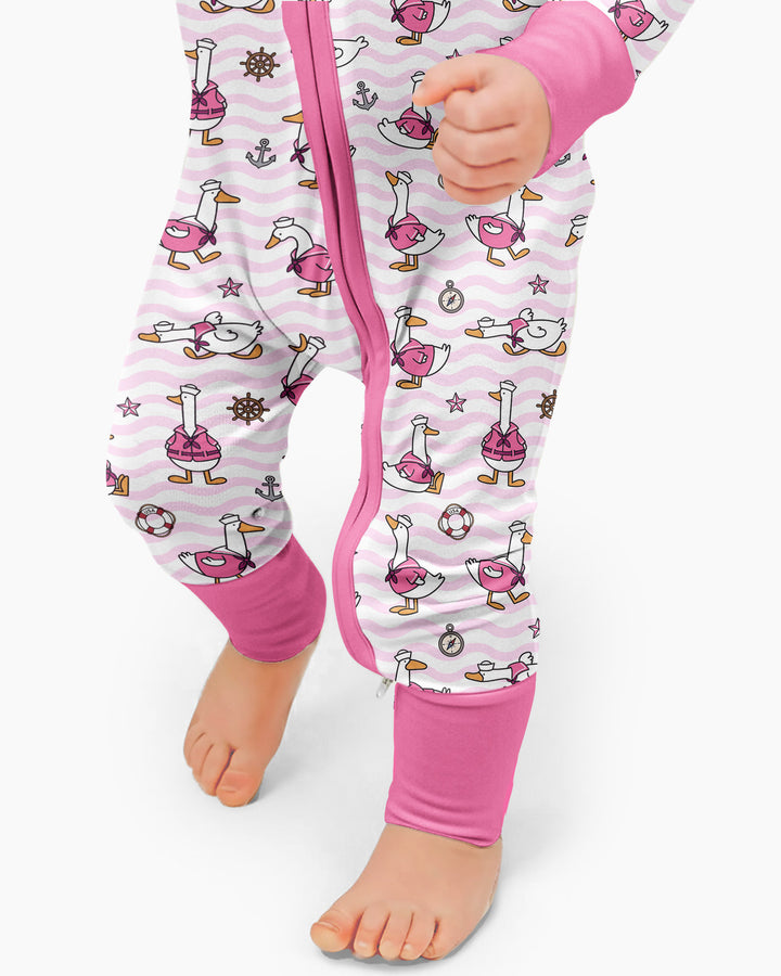 Silly Goose Sailor Bamboo Convertible Zippy