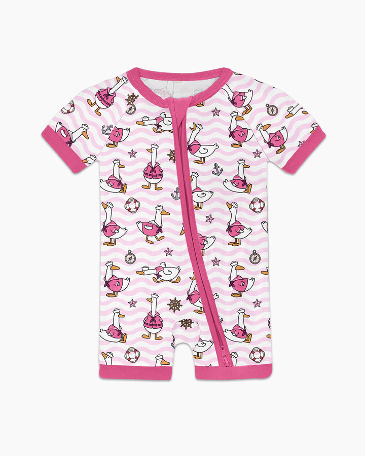 Silly Goose Sailor Bamboo Shorty Zippy