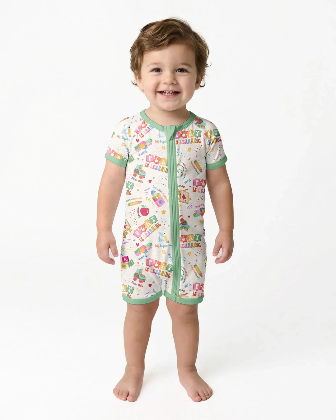 Play and Learn Bamboo Shorty Zippy