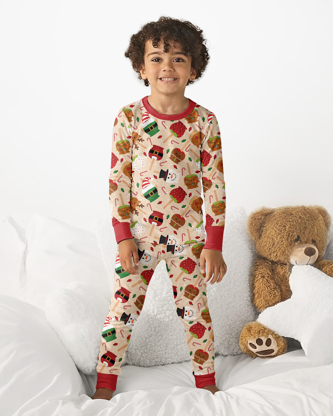 Template Bamboo Two Piece Long Sleeve Pyjamas Set