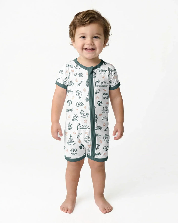 Lake Vibe Bamboo Shorty Zippy
