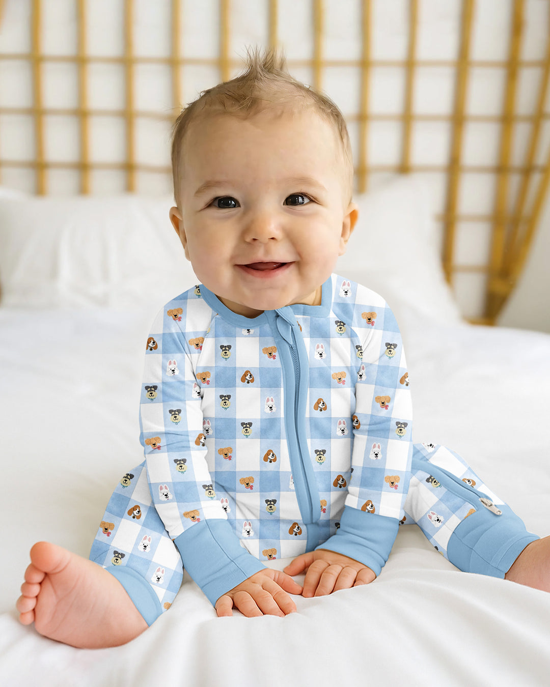 Plaid Pals Family Matching Bamboo Convertible Zippy