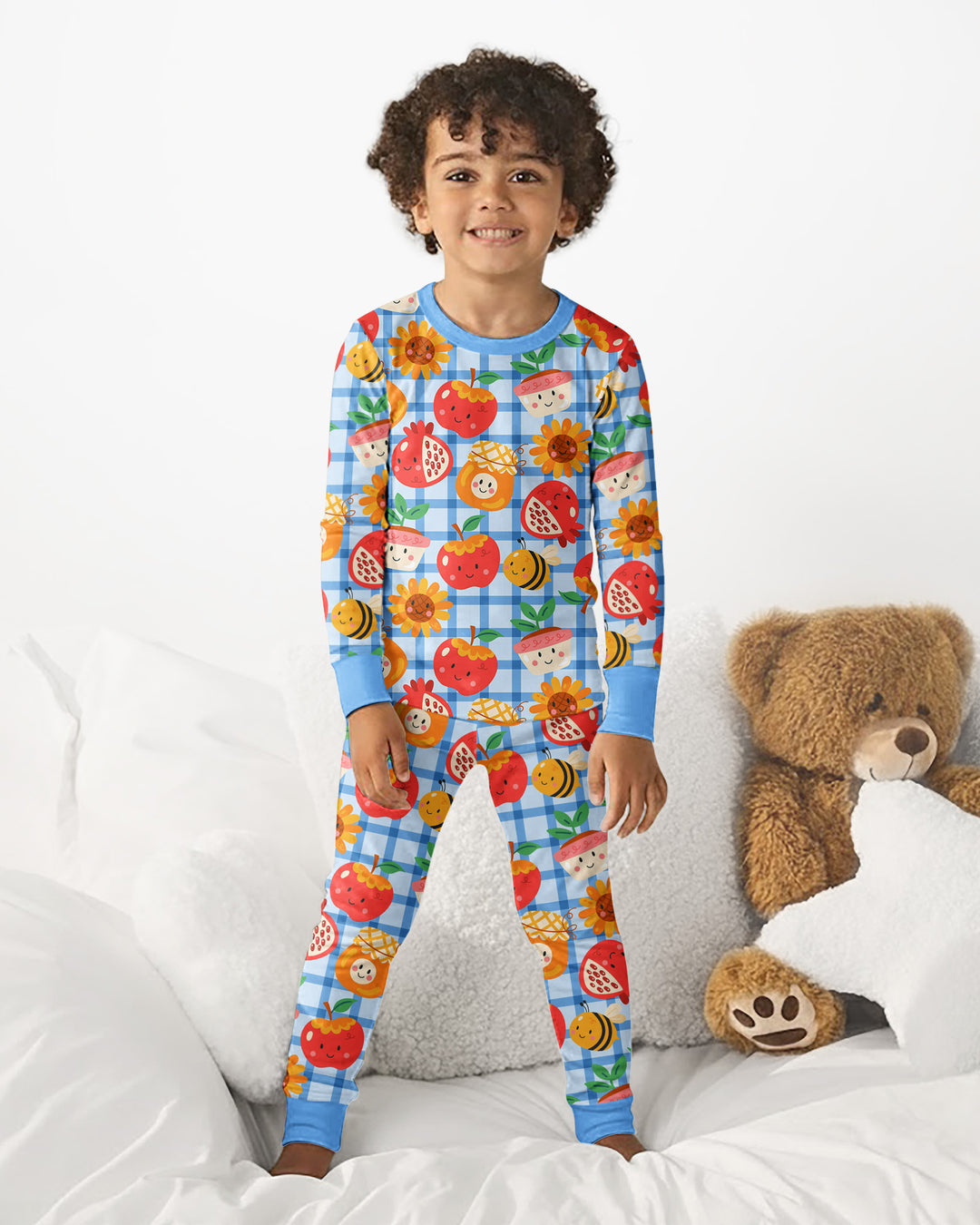 Sweet New Year Bamboo Two Piece Long Sleeve Pajama Set
