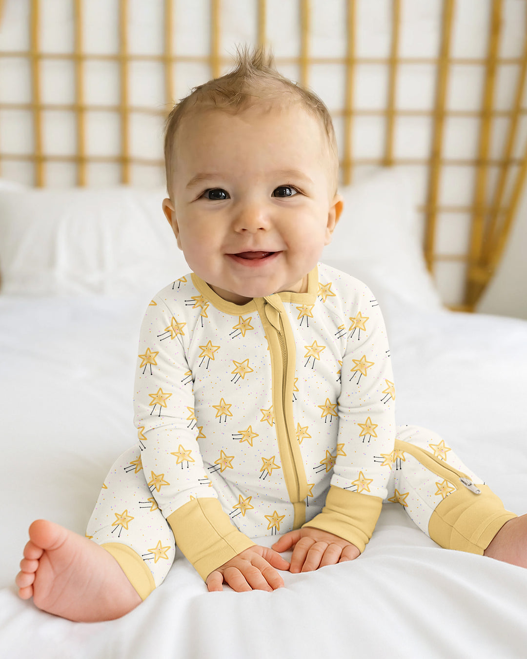 Happy Little Stars Family Matching Bamboo Convertible Zippy