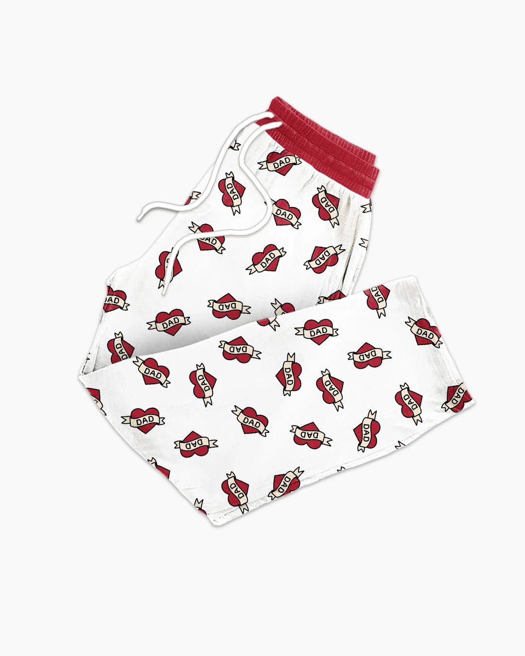 Old School Dad Hearts Daddy & Me Matching Bamboo Men's Pajama Set