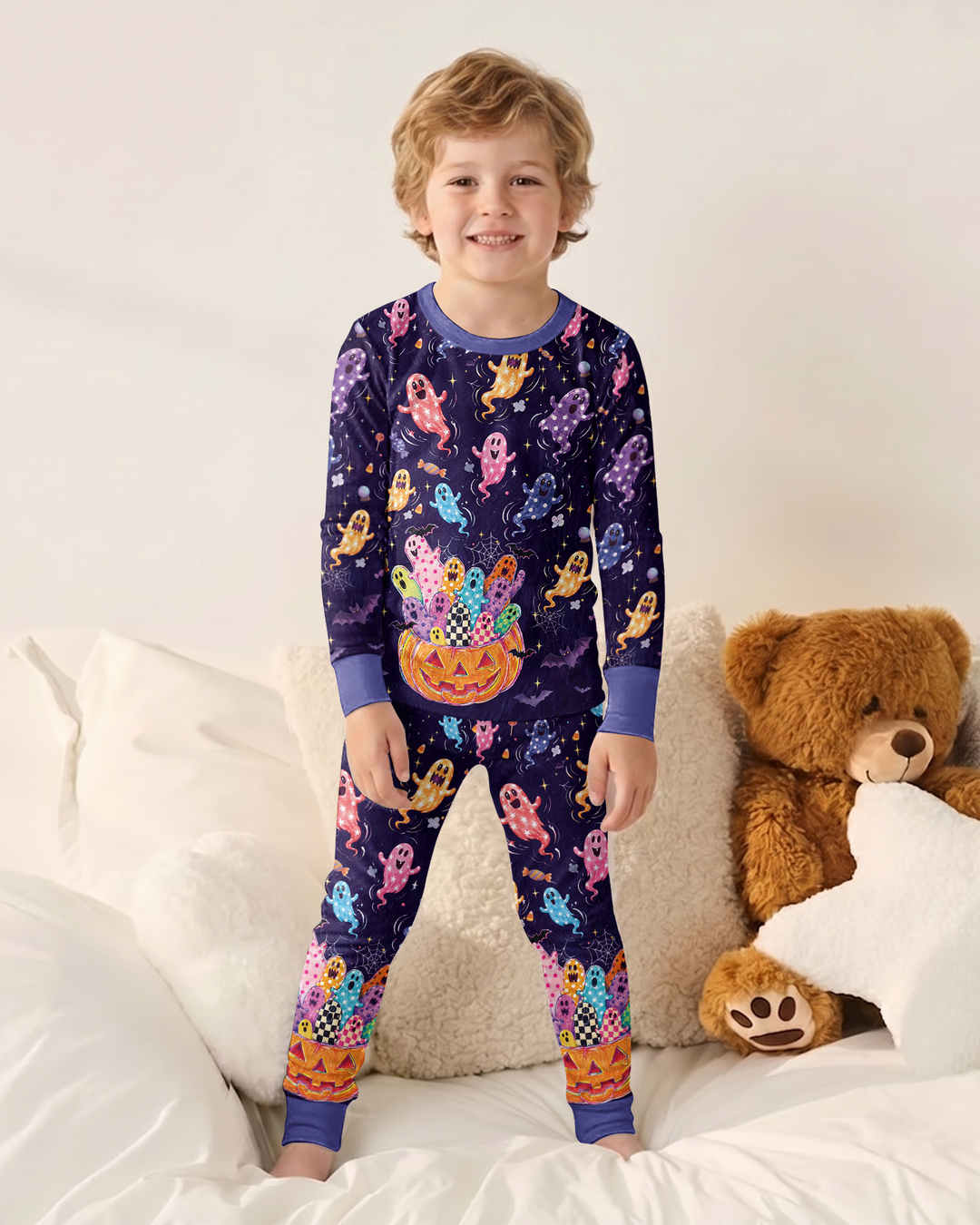 Stay Spooky Bamboo Two Piece Long Sleeve Pajama Set