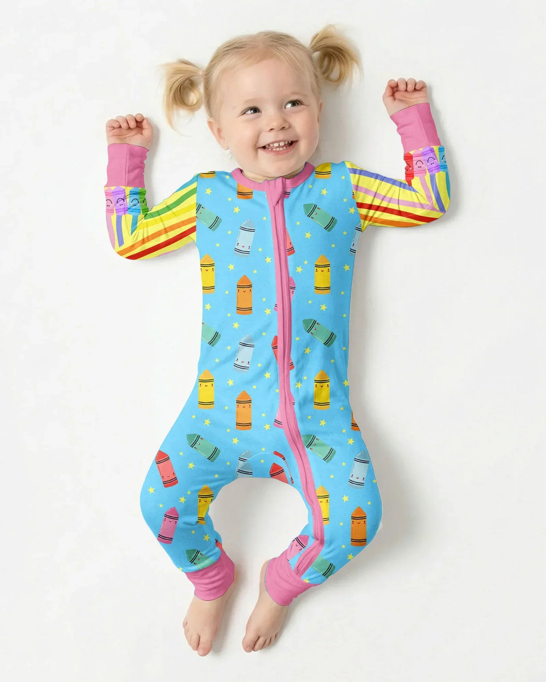 Happy Crayon Friends Bamboo Convertible Zippy