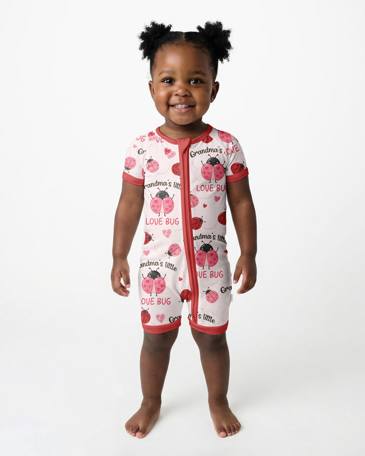 Grandma's Little Love Bug Bamboo Shorty Zippy